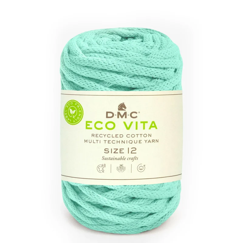 DMC Eco Vita 12 – Cordino Cotone Riciclato 250g per Cestini e Arredo