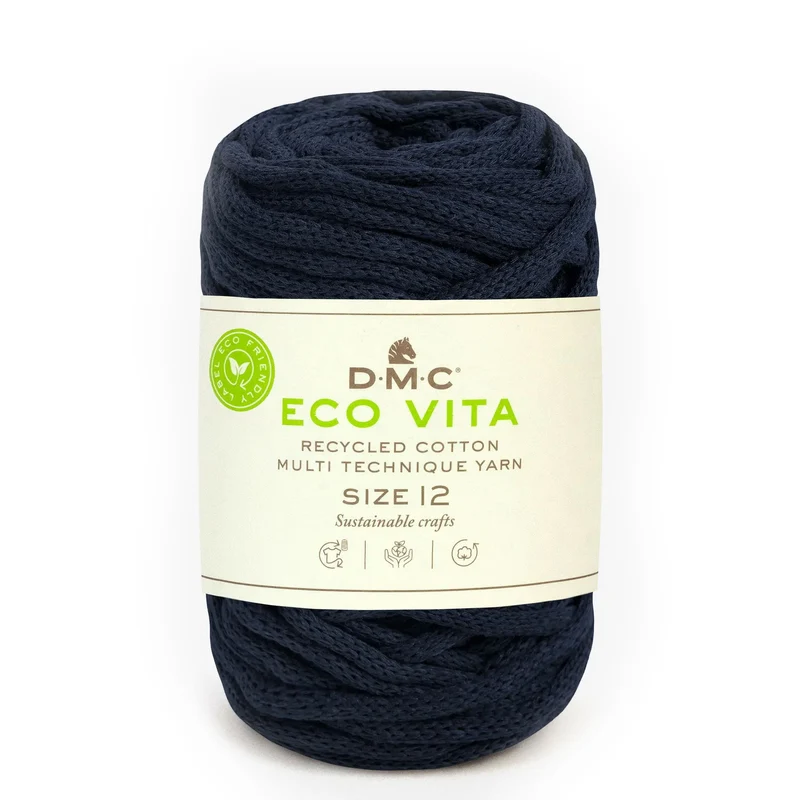 DMC Eco Vita 12 – Cordino Cotone Riciclato 250g per Cestini e Arredo