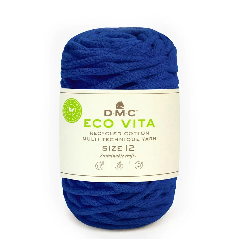 DMC Eco Vita 12 – Cordino Cotone Riciclato 250g per Cestini e Arredo