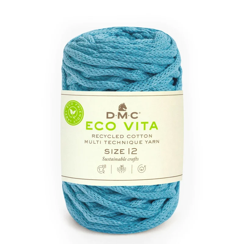 DMC Eco Vita 12 – Cordino Cotone Riciclato 250g per Cestini e Arredo