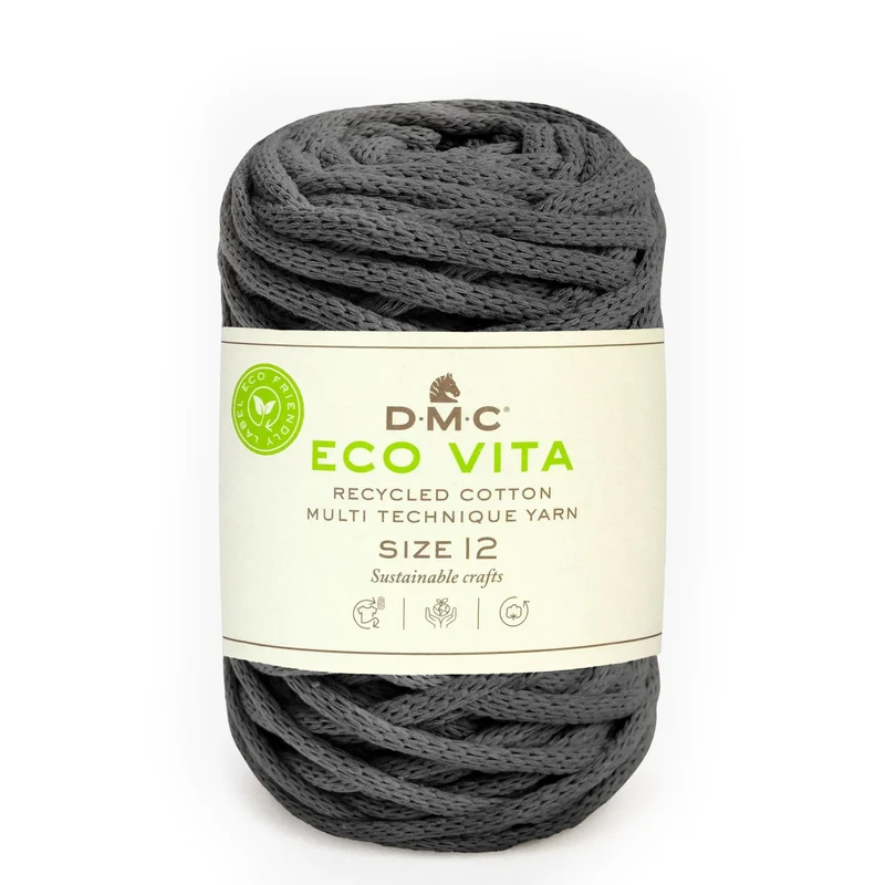 DMC Eco Vita 12 – Cordino Cotone Riciclato 250g per Cestini e Arredo