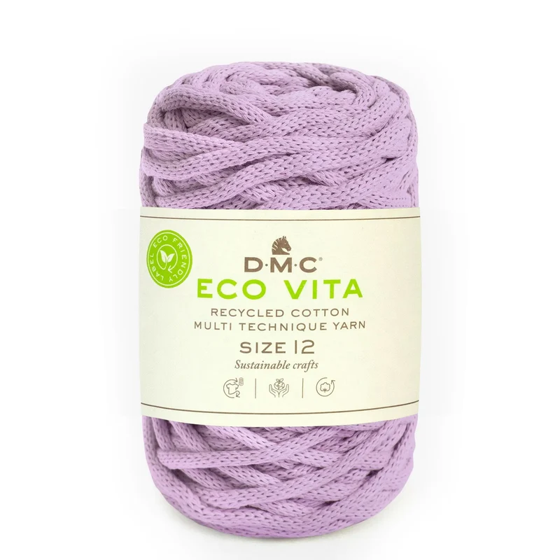 DMC Eco Vita 12 – Cordino Cotone Riciclato 250g per Cestini e Arredo