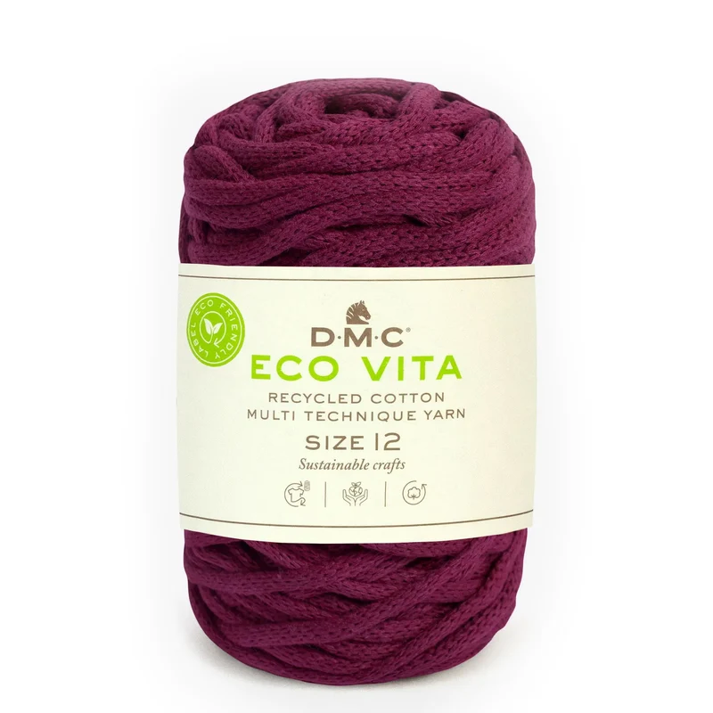 DMC Eco Vita 12 – Cordino Cotone Riciclato 250g per Cestini e Arredo