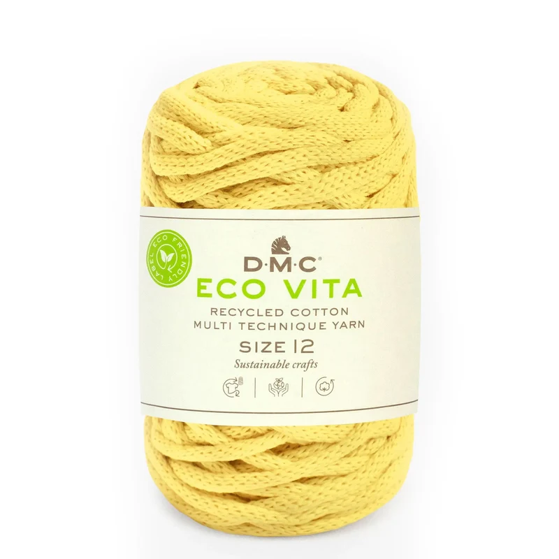 DMC Eco Vita 12 – Cordino Cotone Riciclato 250g per Cestini e Arredo