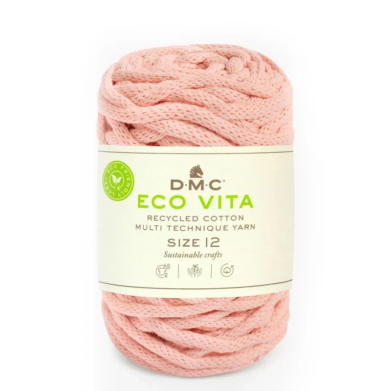 DMC Eco Vita 12 – Cordino Cotone Riciclato 250g per Cestini e Arredo