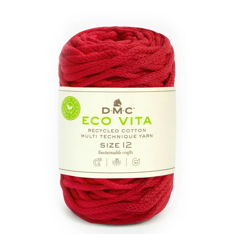 DMC Eco Vita 12 – Cordino Cotone Riciclato 250g per Cestini e Arredo