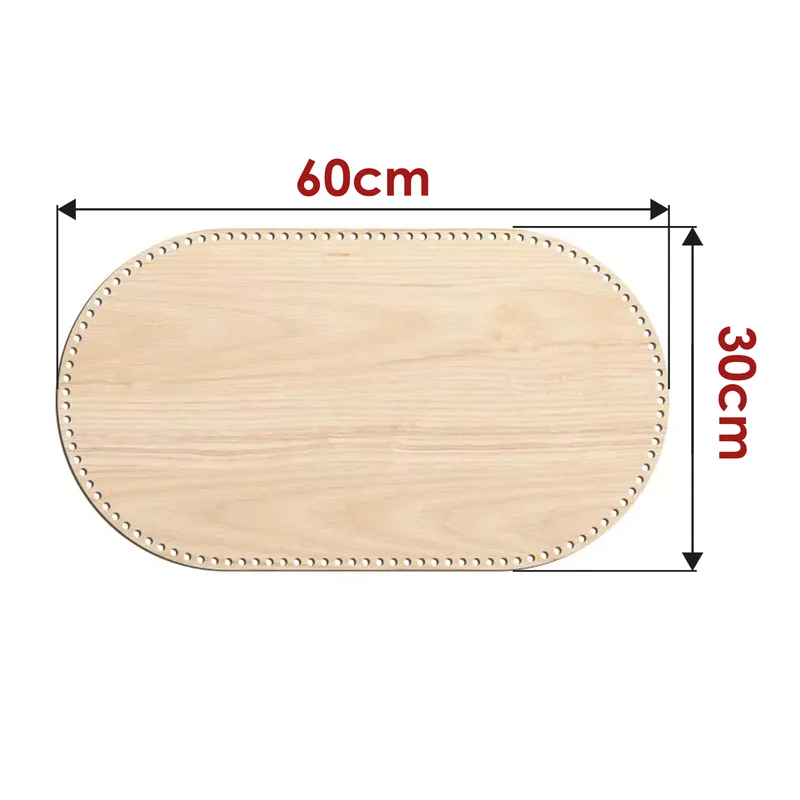 Base in Legno di Pioppo 6 mm per Culla all’Uncinetto