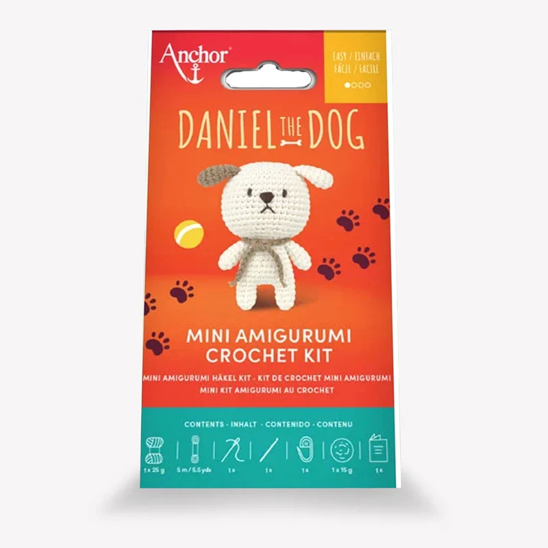 Kit Amigurumi Anchor Daniel il Cane – Mini Cane Uncinetto Facile