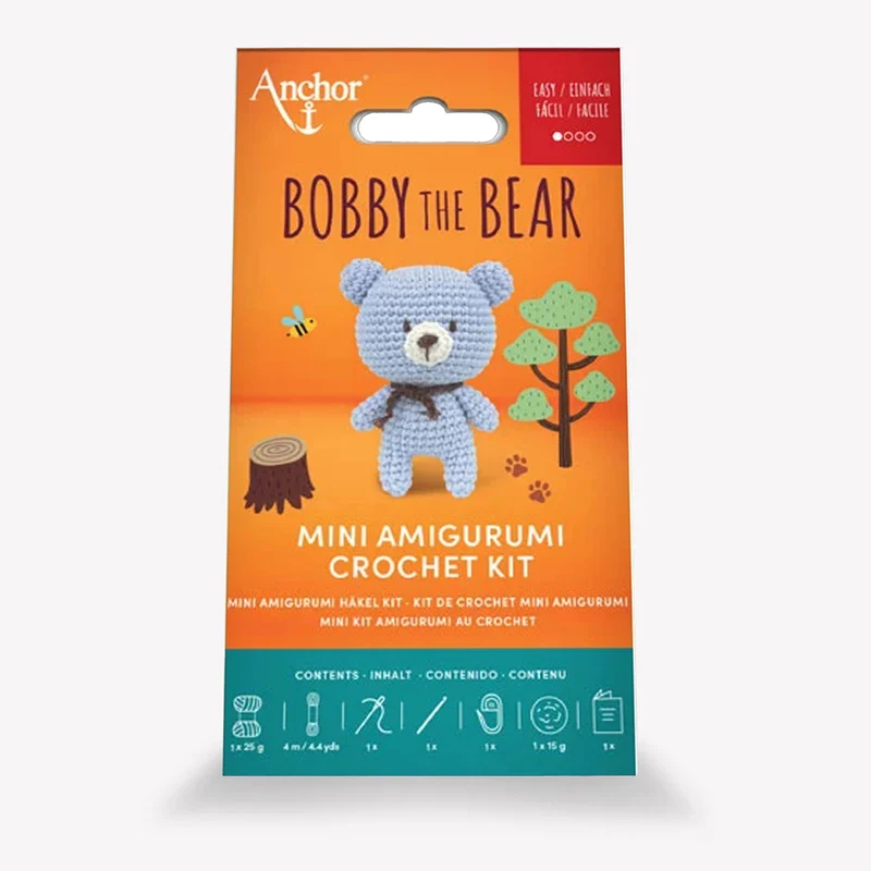 Kit Amigurumi Anchor Bobby l'Orso – Mini Orsetto Uncinetto Facile