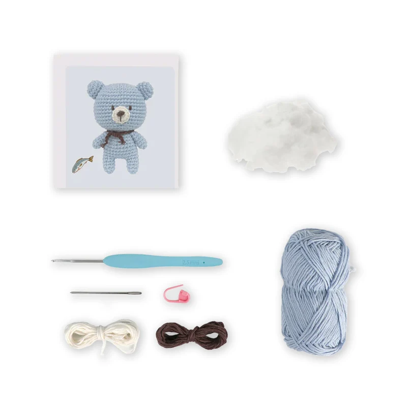 Kit Amigurumi Anchor Bobby l'Orso – Mini Orsetto Uncinetto Facile