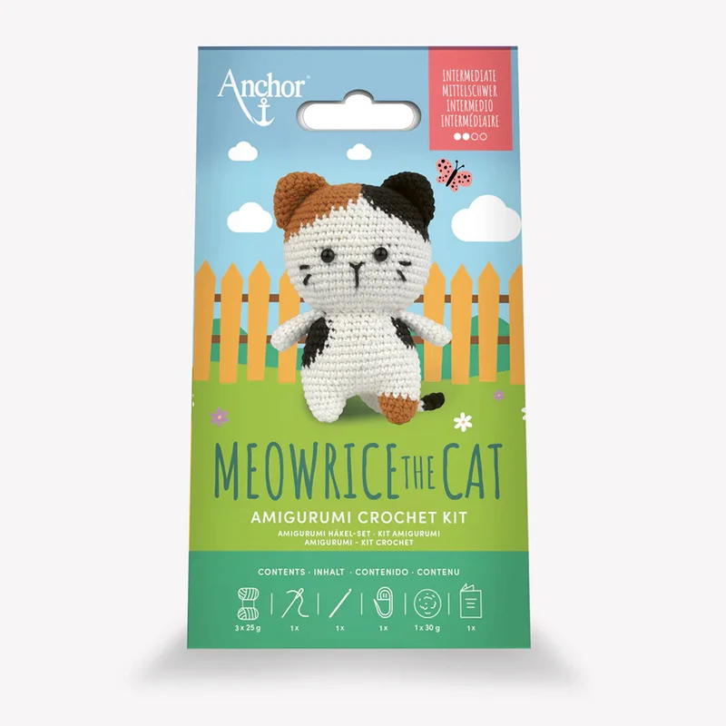 Kit Amigurumi Anchor Meowrice il Gatto – Crochet Intermedio