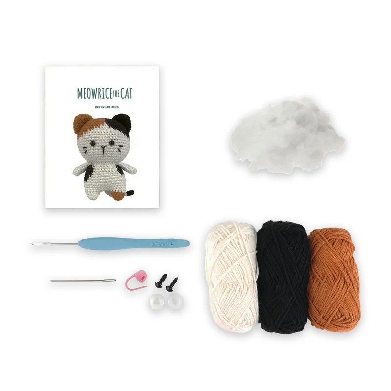 Kit Amigurumi Anchor Meowrice il Gatto – Crochet Intermedio