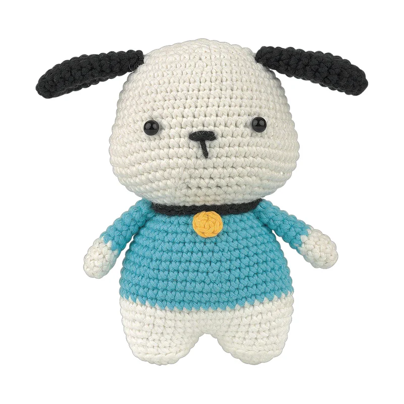 Kit Amigurumi Anchor Walter Woof – Cane all’Uncinetto Intermedio in Cotone