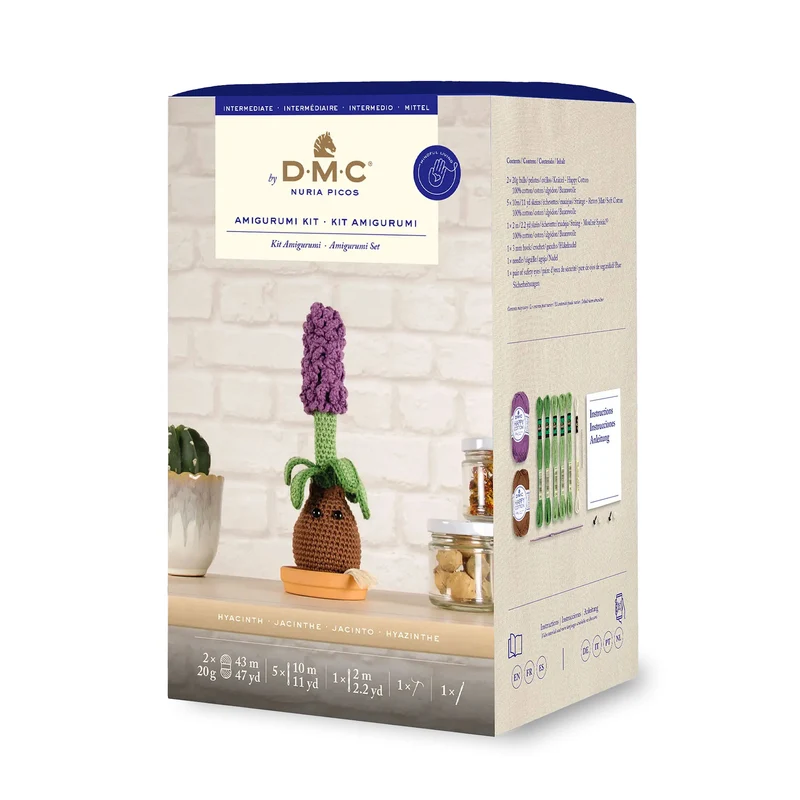 Kit Amigurumi DMC Giacinto all’Uncinetto – Happy Cotton