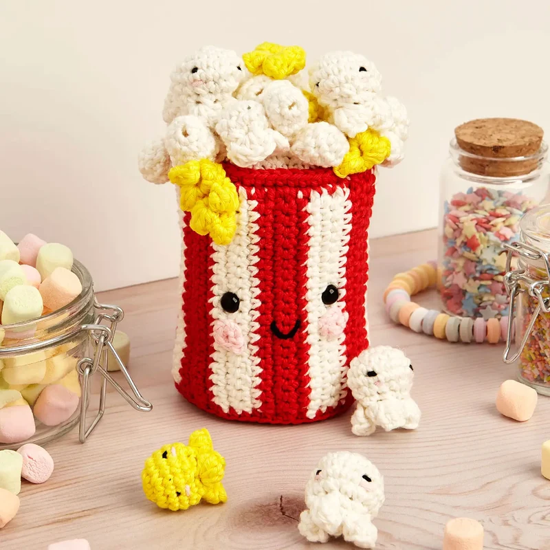Kit Amigurumi Uncinetto DMC – Pop The Corn