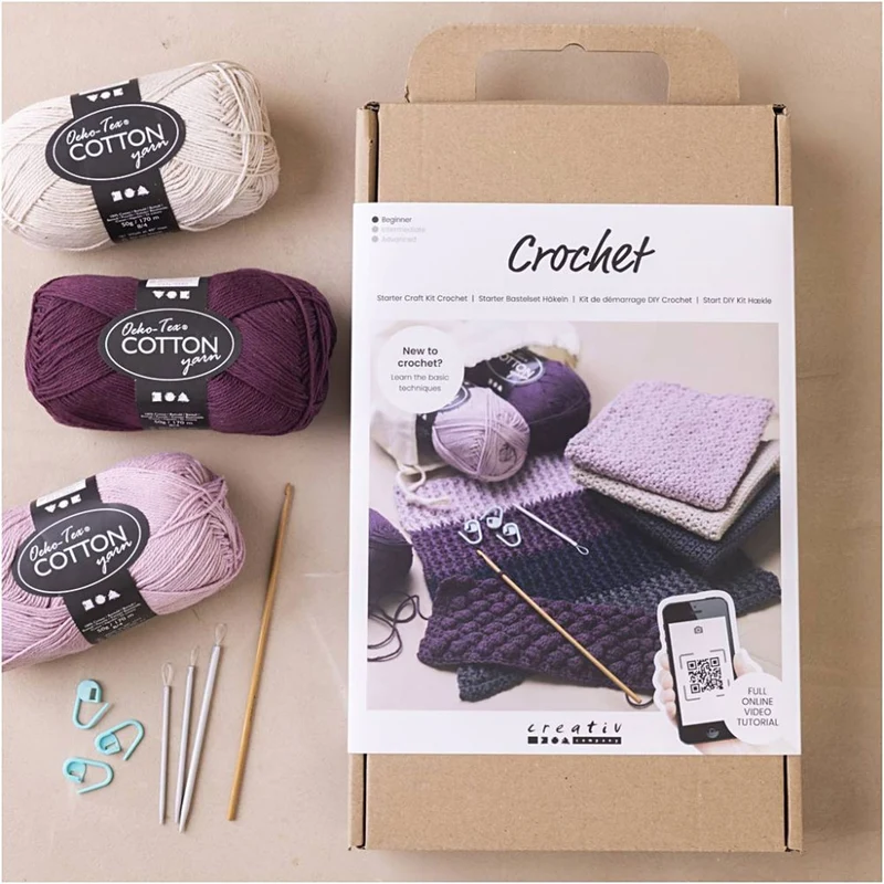 Kit Uncinetto Principiante – Starter Set Completo (Creativ Company)