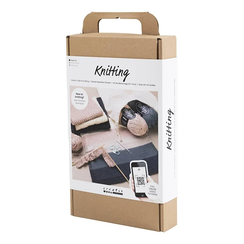 Kit Lavoro a Maglia Principiante – Starter Set Completo (Creativ Company)