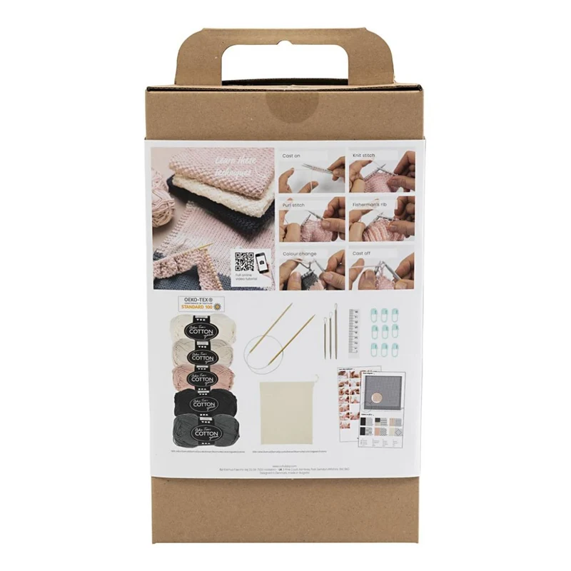 Kit Lavoro a Maglia Principiante – Starter Set Completo (Creativ Company)