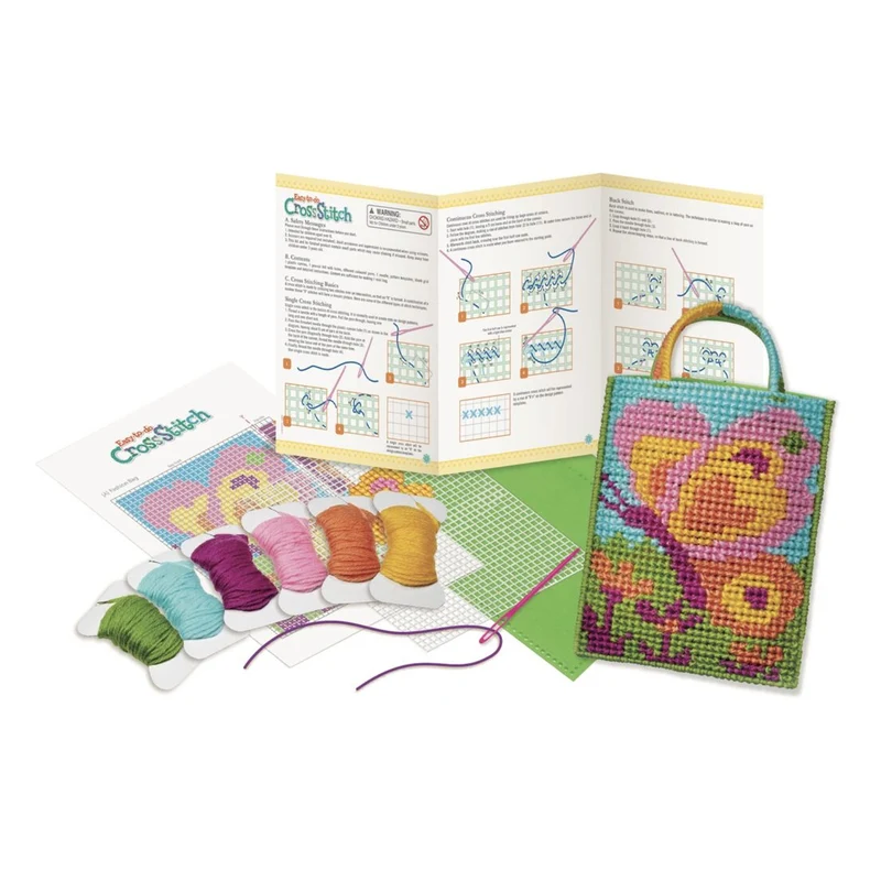 Kit Punto Croce per Principianti – L’arte del Punto Croce (4M)