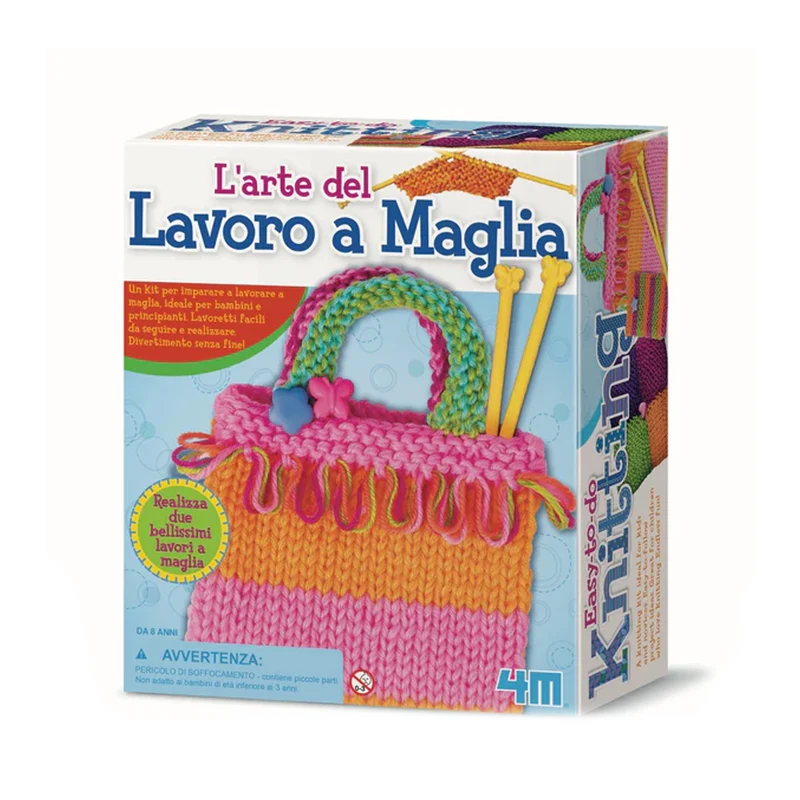 Kit Lavoro a Maglia per Bambini e Principianti – L’arte del Lavoro a Maglia (4M)
