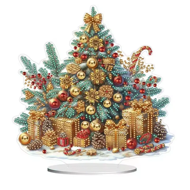 GHIRLANDE E ALBERI DI NATALE IN PLEXIGLASS DIAMOND PAINTING