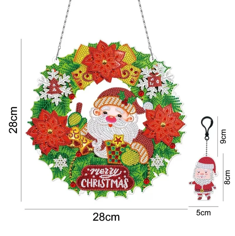 GHIRLANDE E ALBERI DI NATALE IN PLEXIGLASS DIAMOND PAINTING