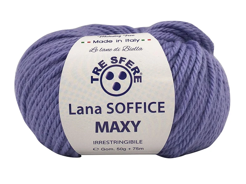 LANA SOFFICE MAXY 50% lana 50% acrilico
