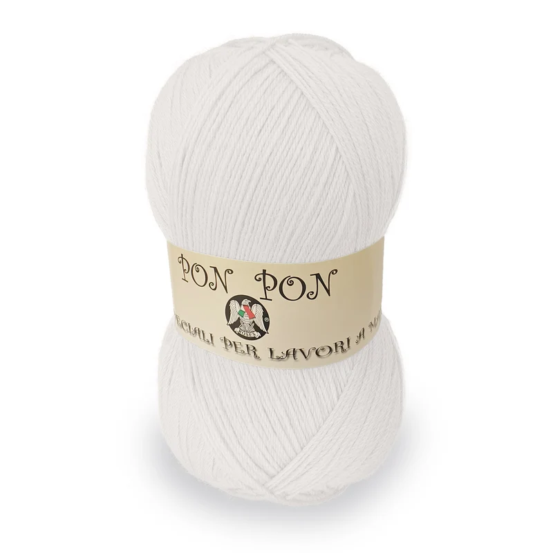 Pon Pon - Filato 75% lana 25% fibra acrilica