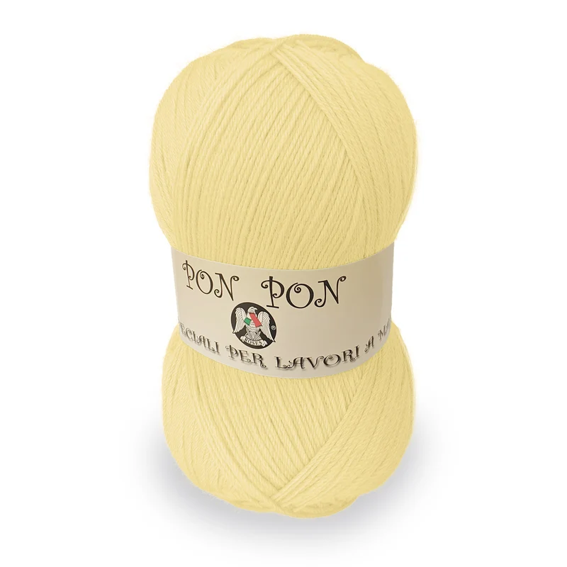 Pon Pon - Filato 75% lana 25% fibra acrilica