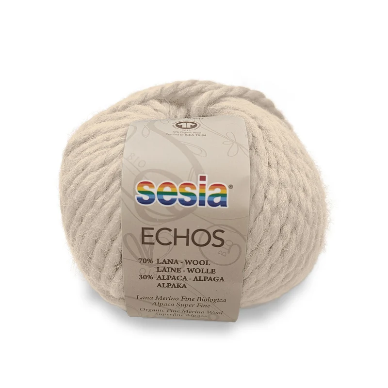 Echos - 70% Lana Vergine Biologica - 30% Alpaca extrafine