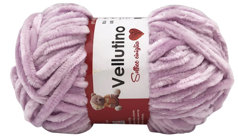CINIGLIA VELLUTINO 100% Poliestere