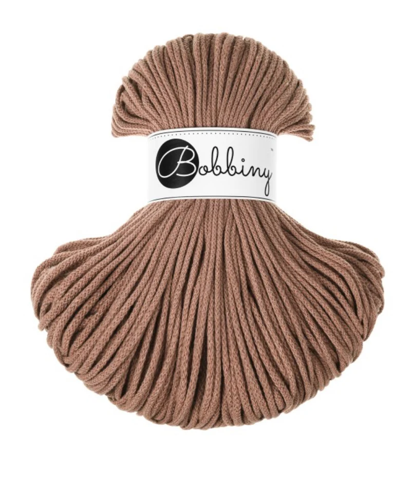Bobbiny Flechtkordel, 3 mm, Moucha Mousse