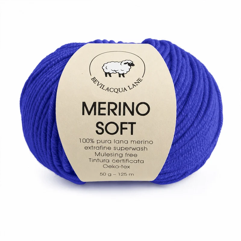 Merino Soft – Filato 100% Lana Merino Extra Fine Irrestringibile