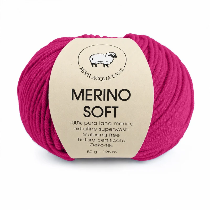 Merino Soft – Filato 100% Lana Merino Extra Fine Irrestringibile