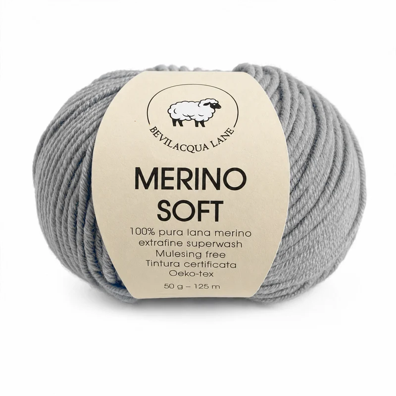 Merino Soft – Filato 100% Lana Merino Extra Fine Irrestringibile
