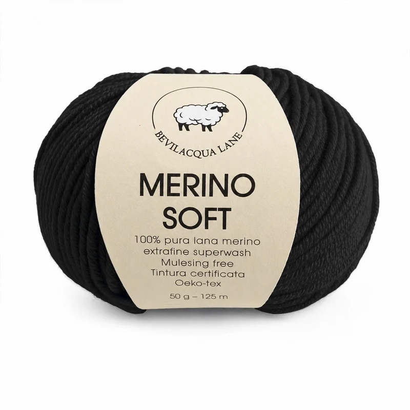 Merino Soft – Filato 100% Lana Merino Extra Fine Irrestringibile