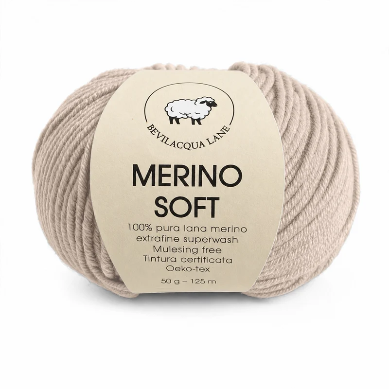 Merino Soft – Filato 100% Lana Merino Extra Fine Irrestringibile