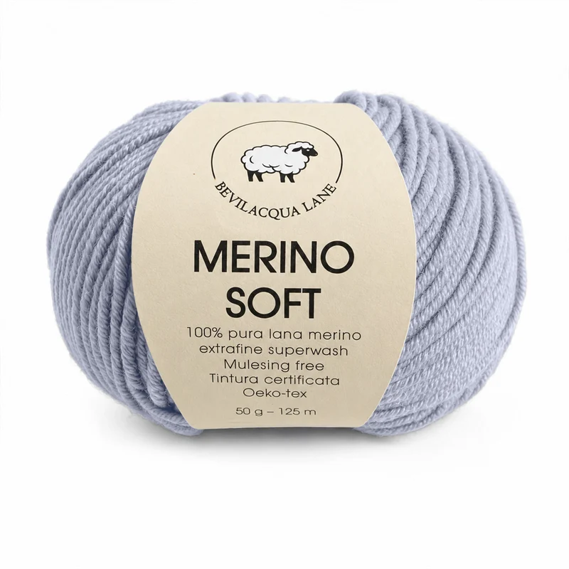 Merino Soft – Filato 100% Lana Merino Extra Fine Irrestringibile