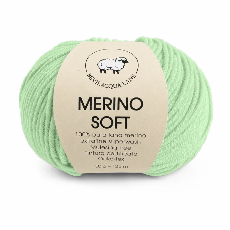 Merino Soft – Filato 100% Lana Merino Extra Fine Irrestringibile