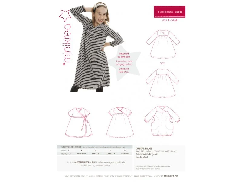 Minikrea - T-shirtkleid 30003