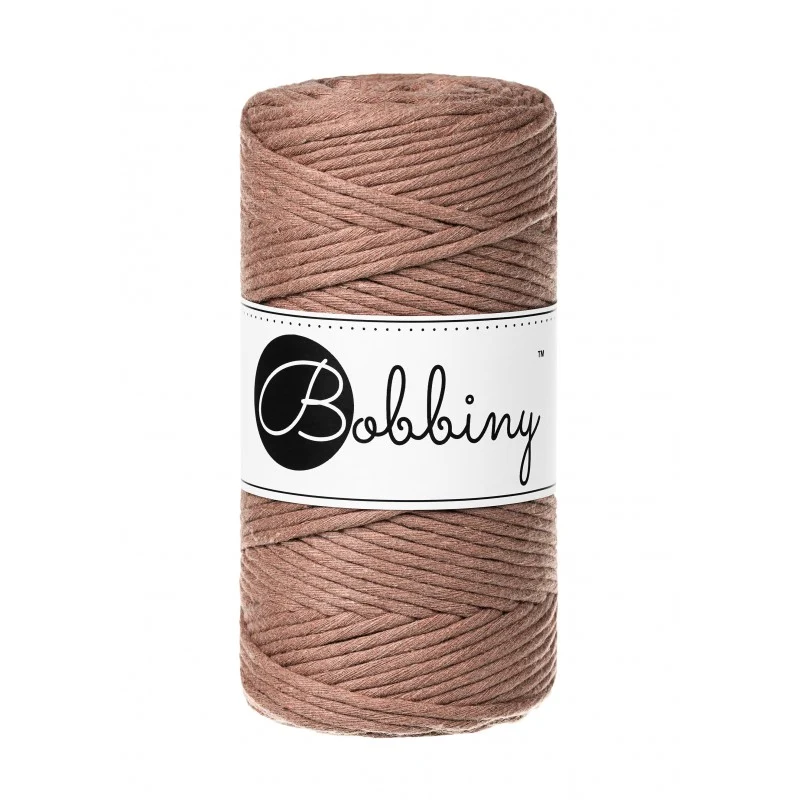Bobbiny Makramee-Kordel, einfach gedreht, 3 mm,