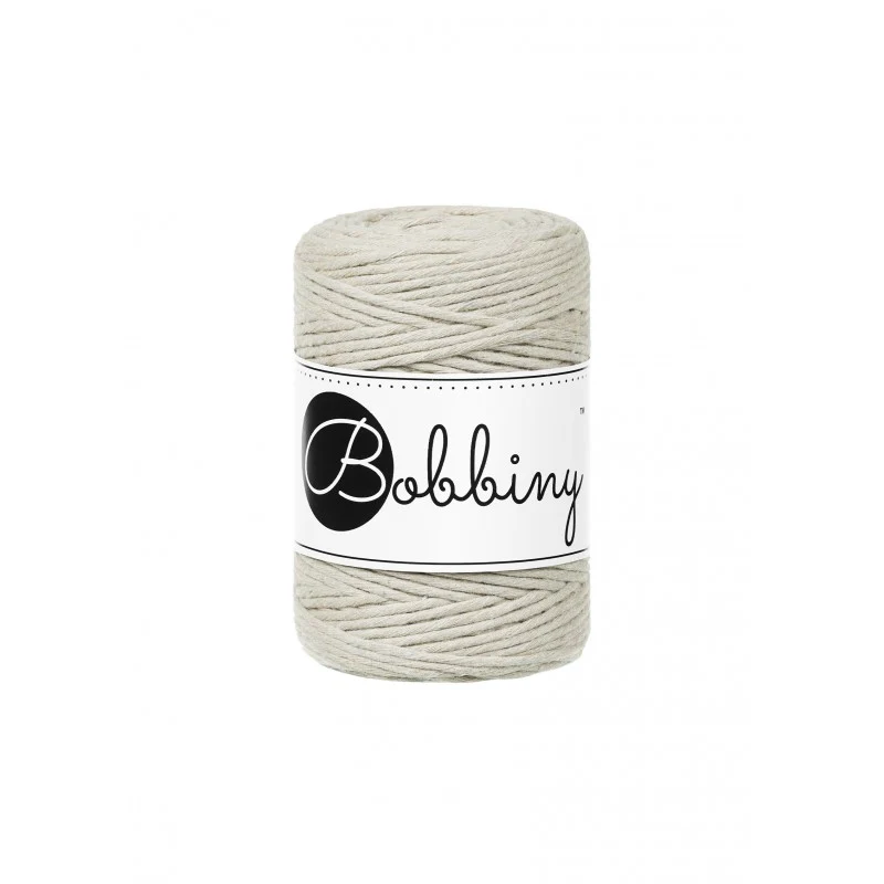 Bobbiny Makramee-Kordel, einfach gedreht, 1,5 mm, pale olive