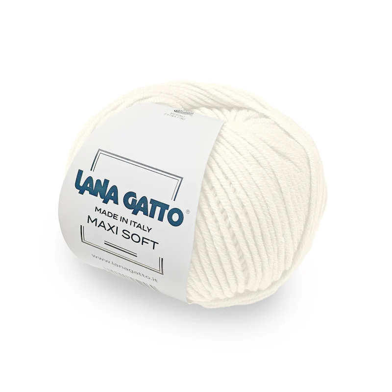 Maxi Soft - Lana Gatto 100% Lana Merino Extrafine Irrestringibile