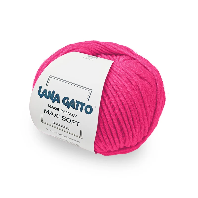 Maxi Soft - Lana Gatto 100% Lana Merino Extrafine Irrestringibile