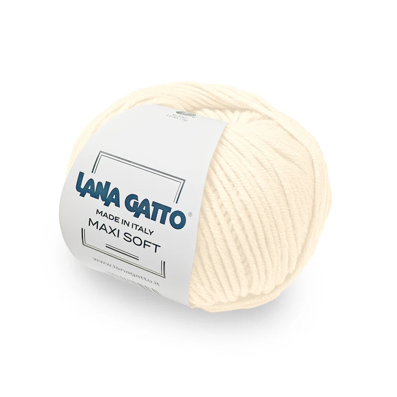 Maxi Soft - Lana Gatto 100% Lana Merino Extrafine Irrestringibile
