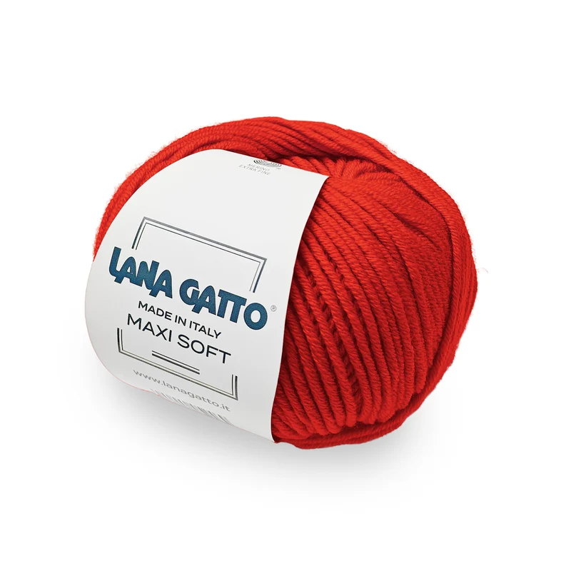 Maxi Soft - Lana Gatto 100% Lana Merino Extrafine Irrestringibile