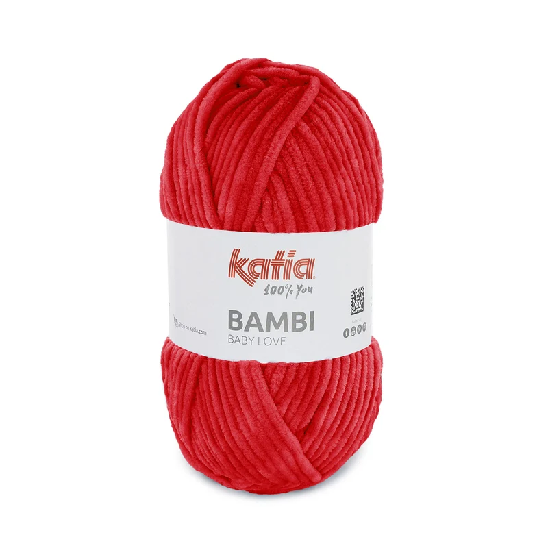 Katia Bambi - Filato Ciniglia 100% Poliestere 100gr
