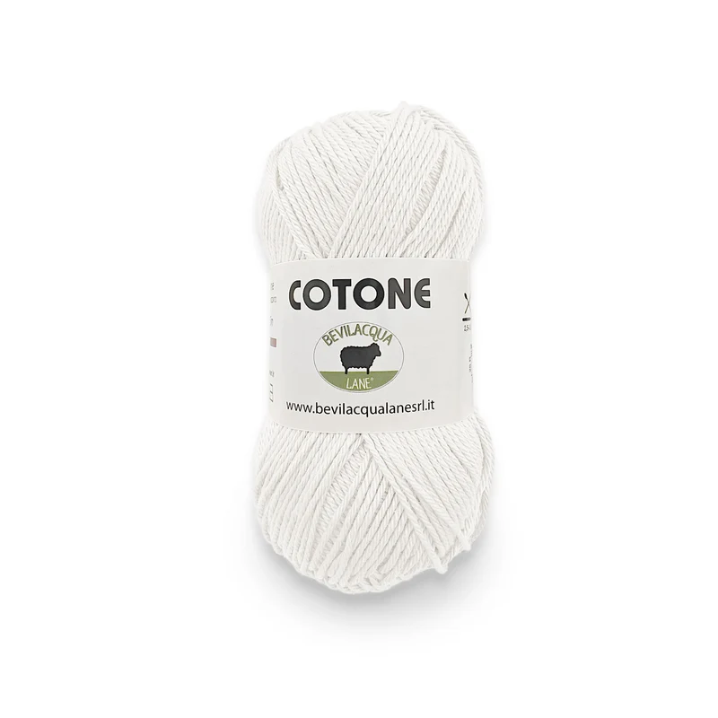 Cotone filato 100% Cotone Gasato e Mercerizzato