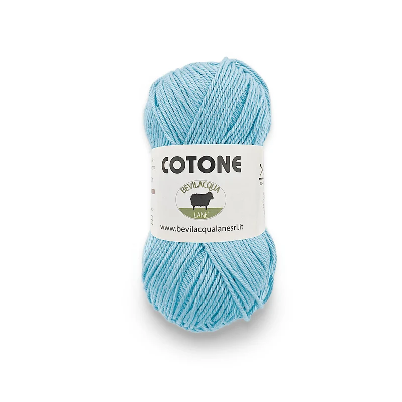 Cotone filato 100% Cotone Gasato e Mercerizzato