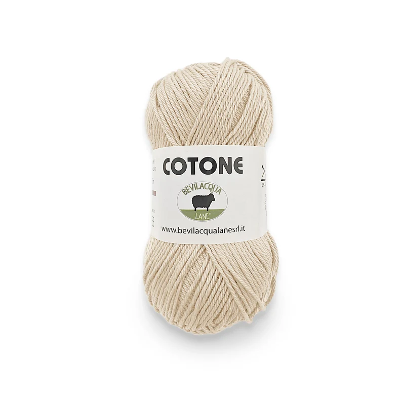 Cotone filato 100% Cotone Gasato e Mercerizzato